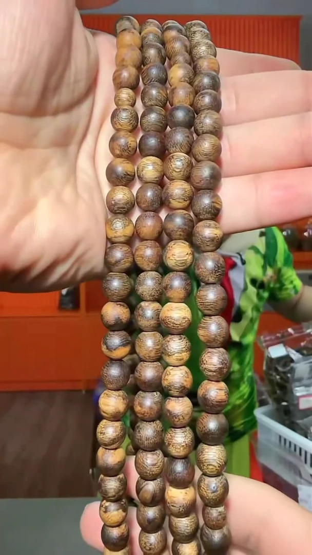 沉香手串136号长串0.9多样性发一