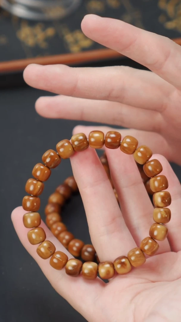 紫金鼠手串实心库克老型9