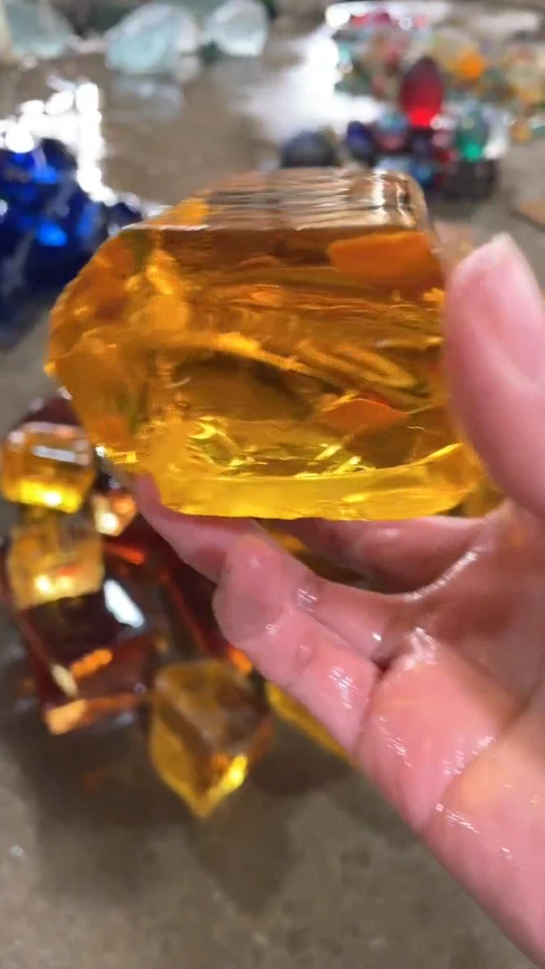 新疆托帕石原石摆件