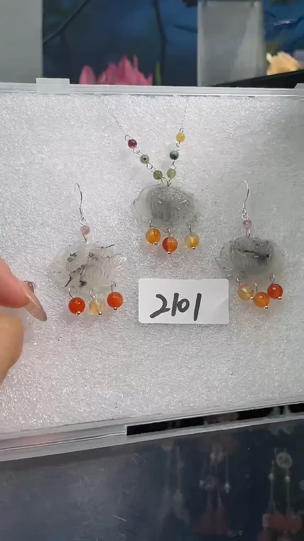 银S925镶嵌耳饰紫晶喜欢拍