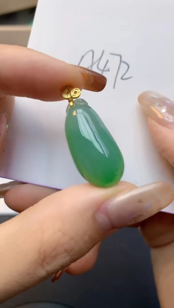 颈饰未镶嵌翡翠天然A货翡翠百元以上9元证书费自理