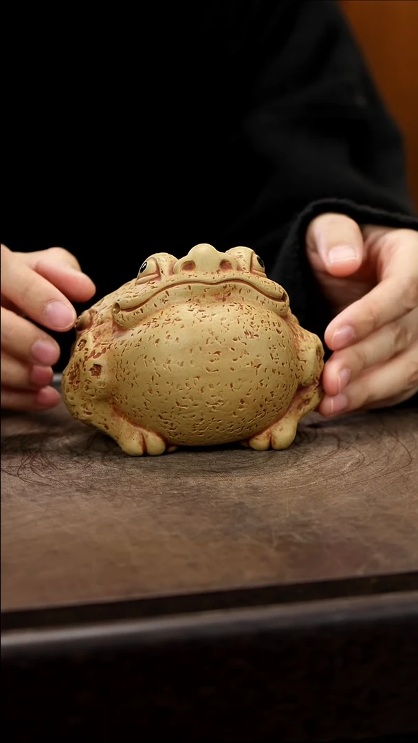 紫砂茶宠紫砂福蟾