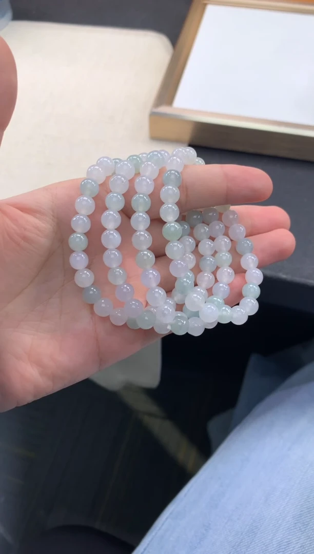 未镶嵌手串翡翠FC425 翡翠手串 多样性发其一