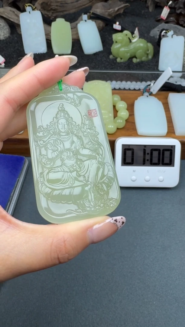 颈饰未镶嵌和田玉3