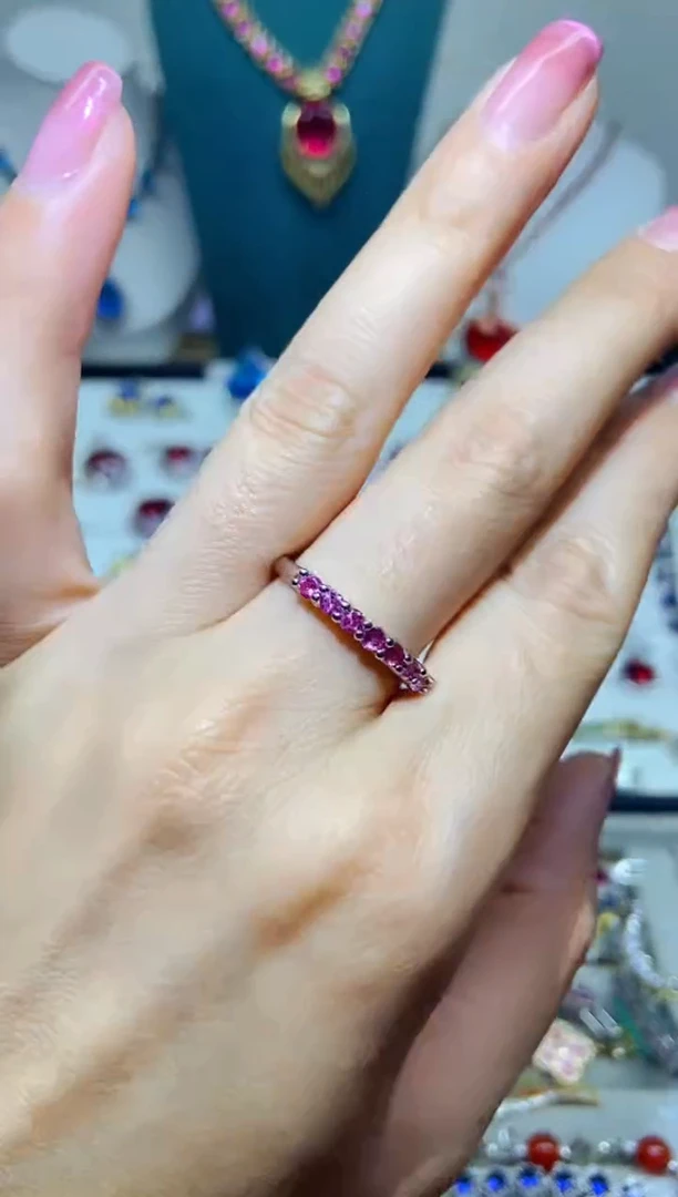 银S925镶嵌耳饰紫晶1