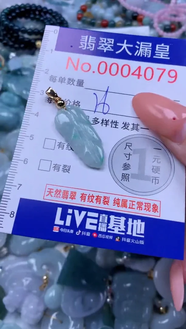 吊坠(不含链)未镶嵌翡翠4079