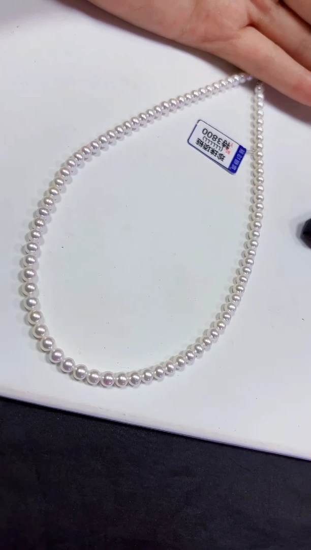 【闪购商品】淡水珍珠颈饰未镶嵌项链4-5