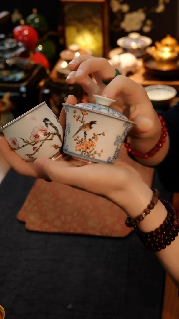 盖碗+主人杯两件套