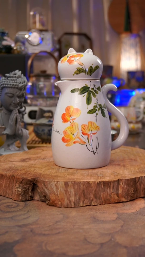 杯子牵牛花手工手绘手工手绘