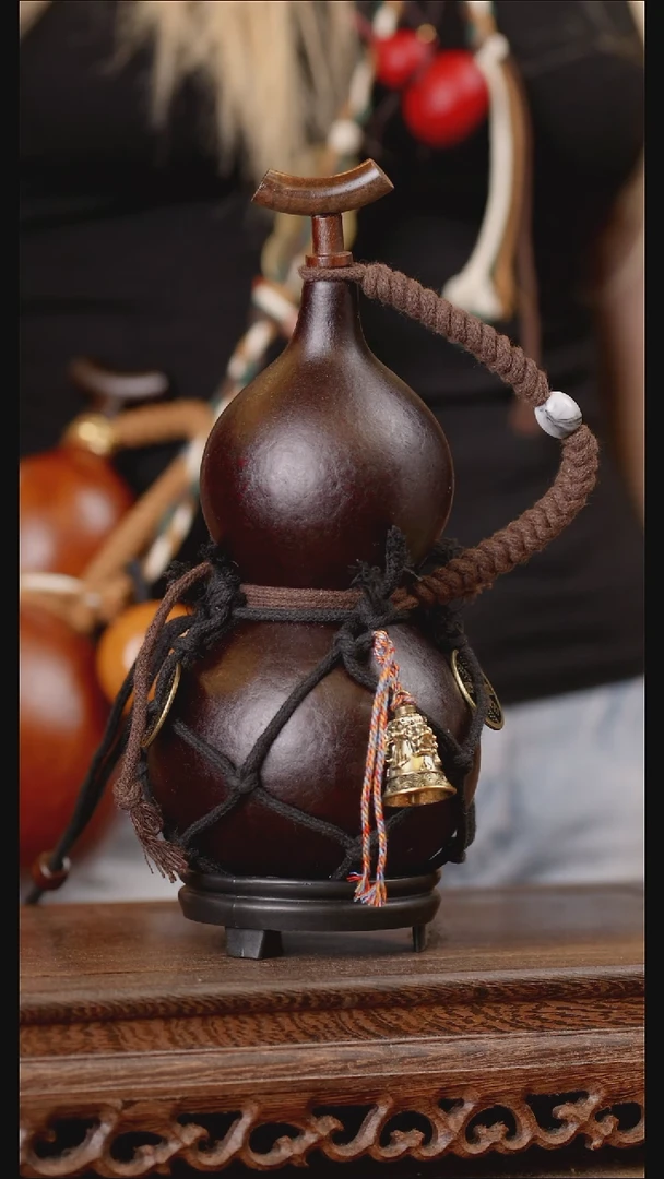 304号精品天然大漆酒葫芦一物一拍~