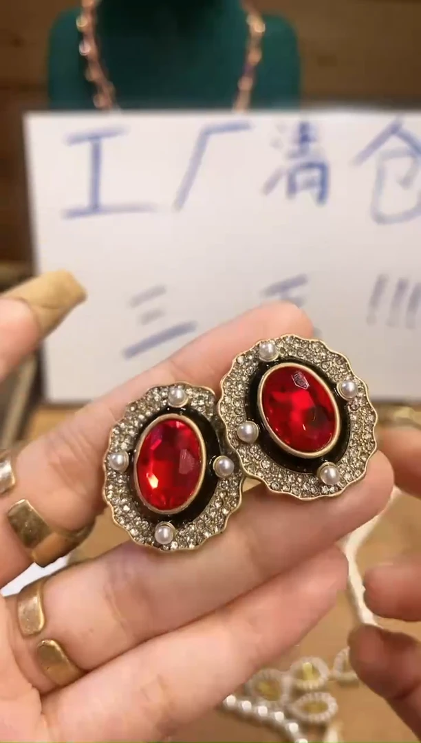 铜合金无925银时尚经典中古饰品