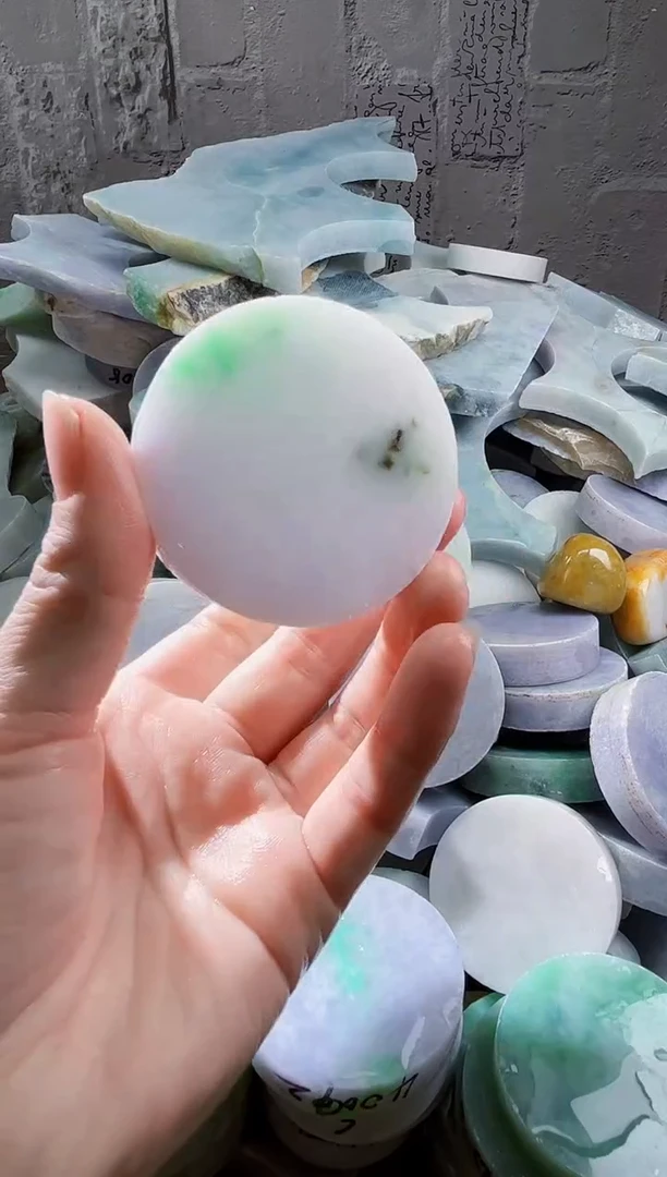 裸石翡翠天然翡翠A货玉 南 073