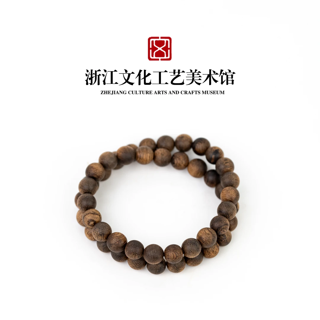 C208 文莱一线产区黑奇楠留疤双圈8mm-15.27g TT