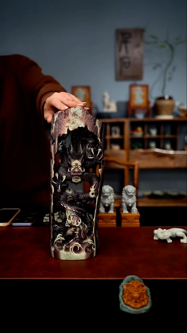 天然原石精品手工雕刻