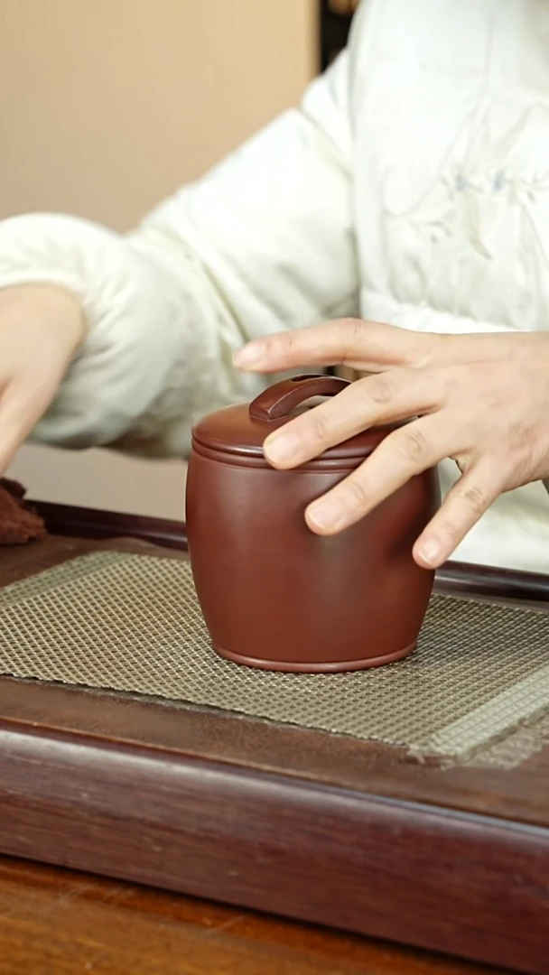 宜兴原矿紫砂茶叶罐