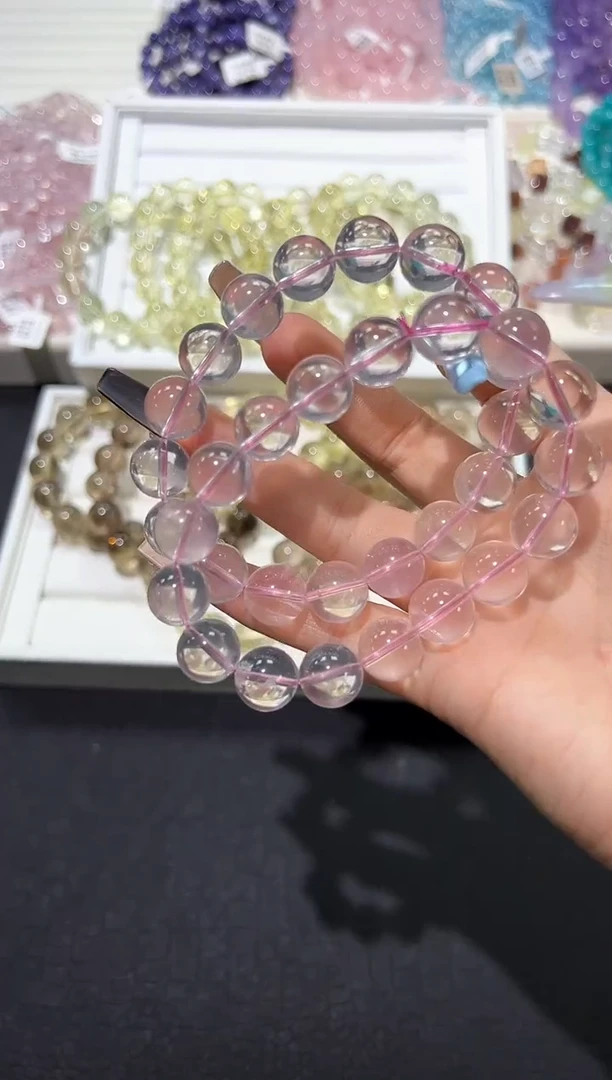水晶手链未镶嵌52i多样性发其一【1条】默认微瑕1mm
