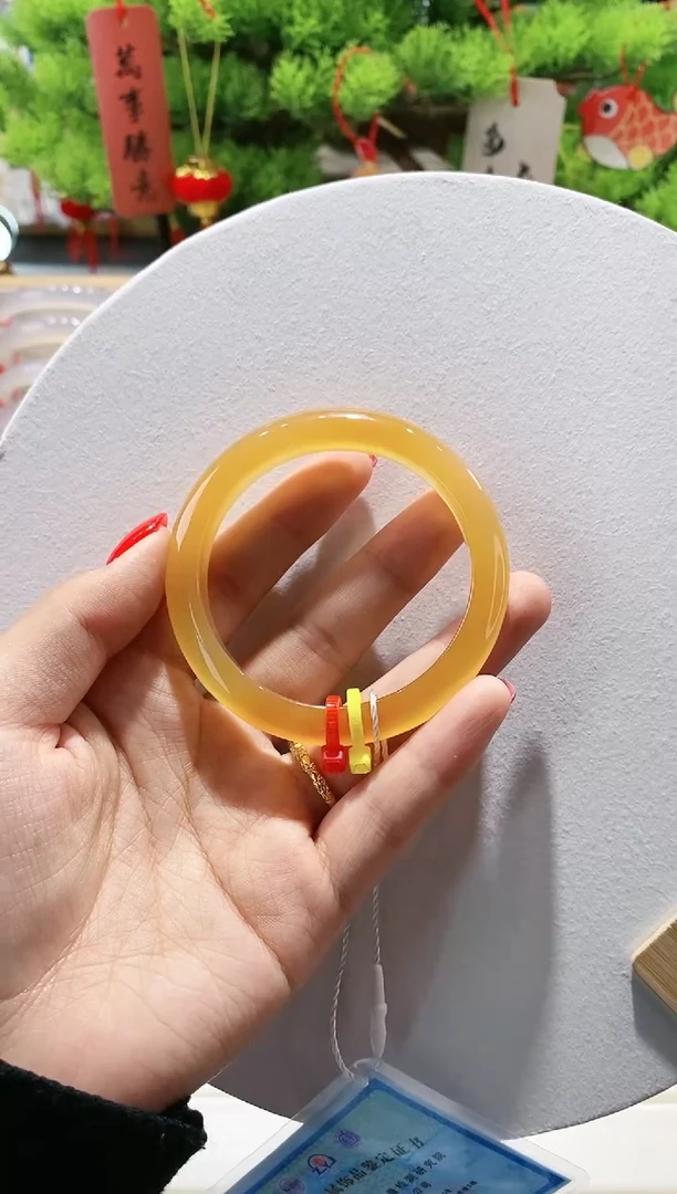 【闪购商品】玛瑙/玉髓手镯未镶嵌85-54.2