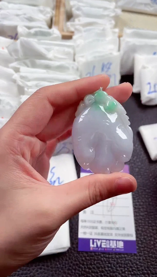 翡翠未镶嵌颈饰00004025