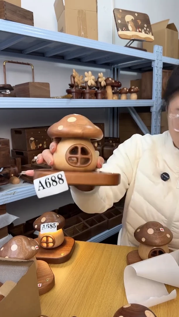 木688大瑕疵乌檀木蘑菇房子