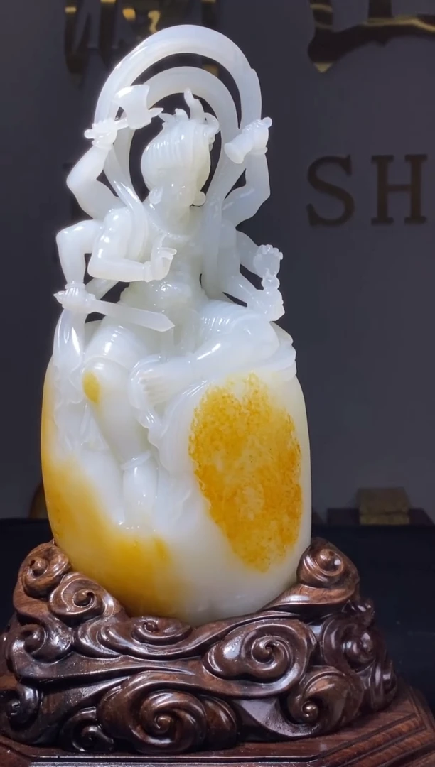 和田玉未镶嵌摆件j1