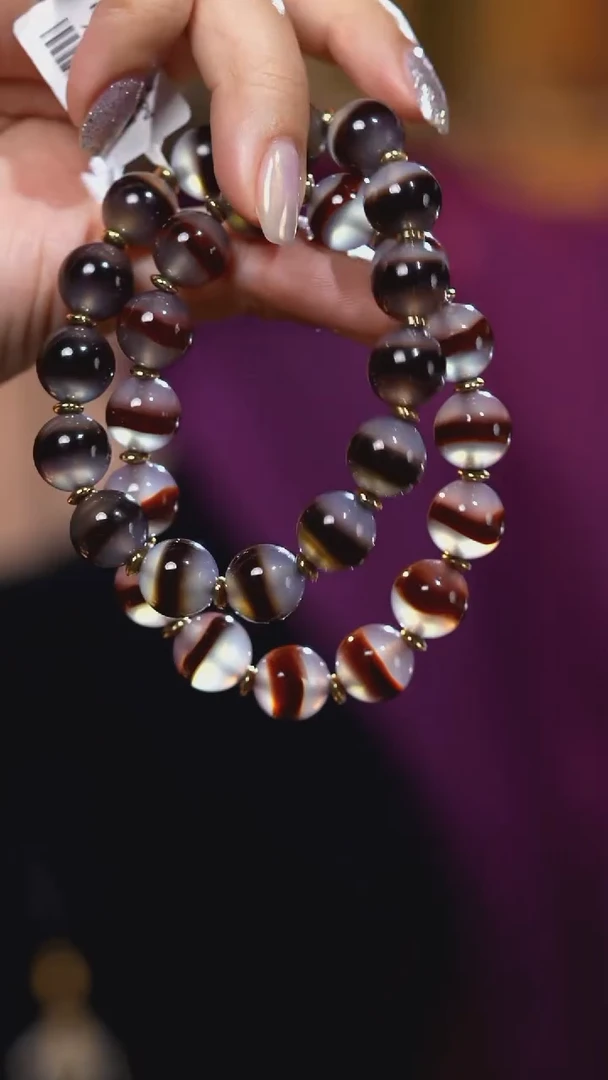 玛瑙/玉髓颈饰未镶嵌药师手串多样性发一个