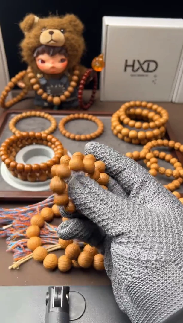 手串猴头核桃竹***、原皮凤羽-精挑精卡-猴头手串