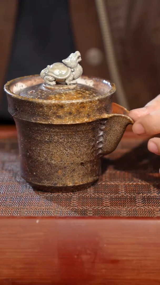 陶瓷奢瓷/瑞寅柴烧茶器（宝瓶）240