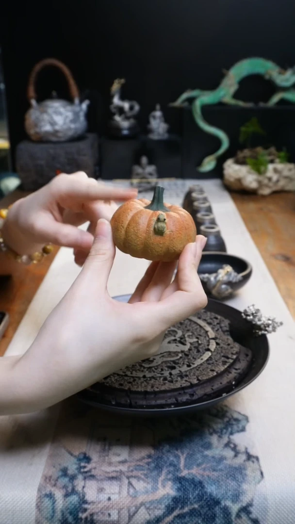 欲山行 紫砂南瓜茶宠
