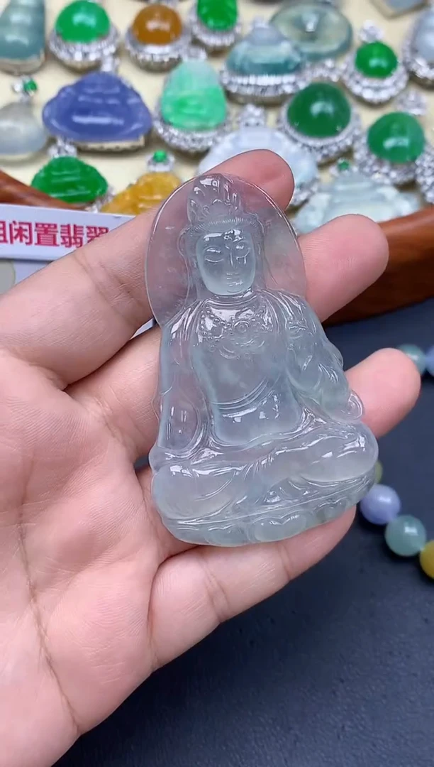 颈饰未镶嵌翡翠636-中国好珍宝