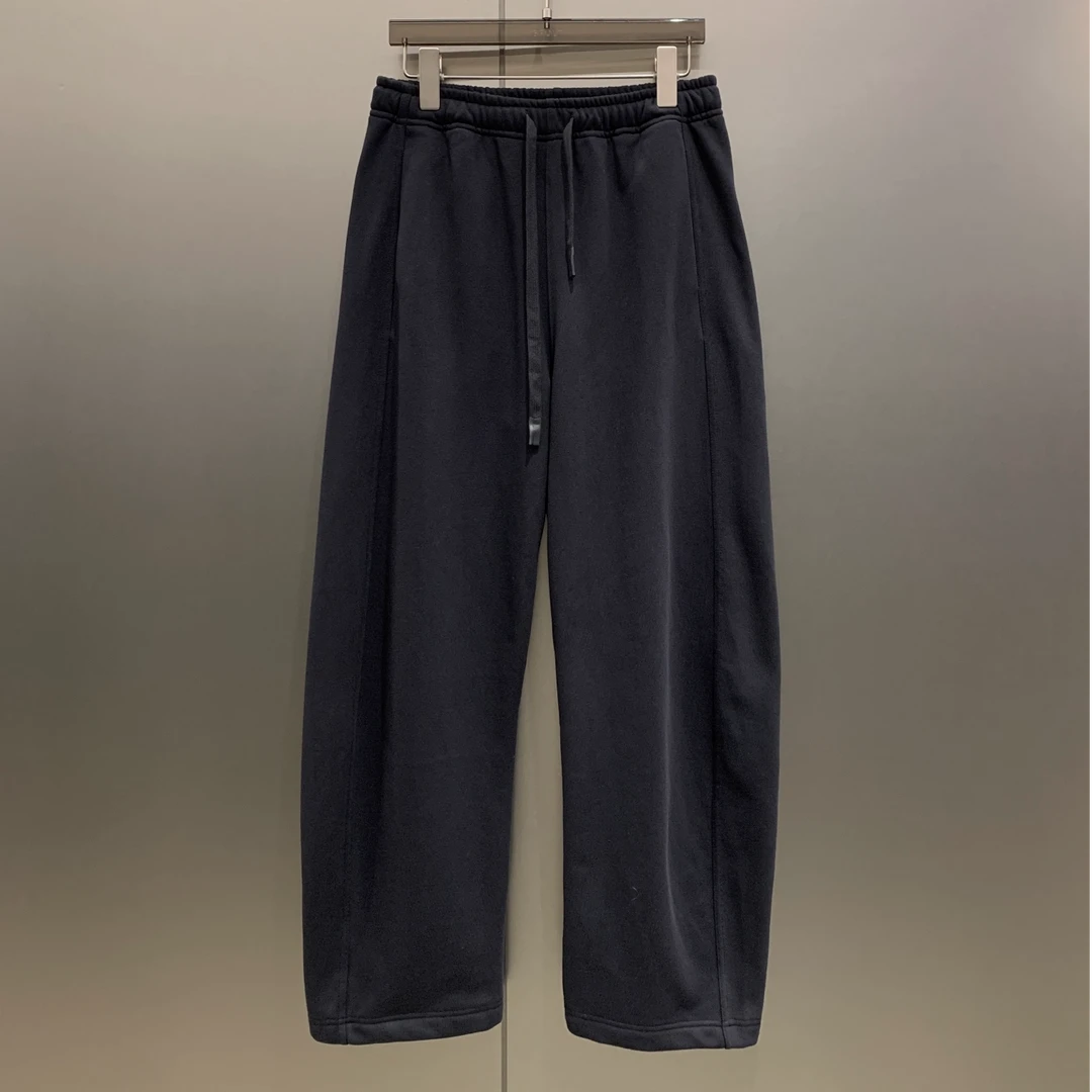 GROLT宽松显瘦显腿长加绒弯刀结构抽绳休闲卫裤女 K5274