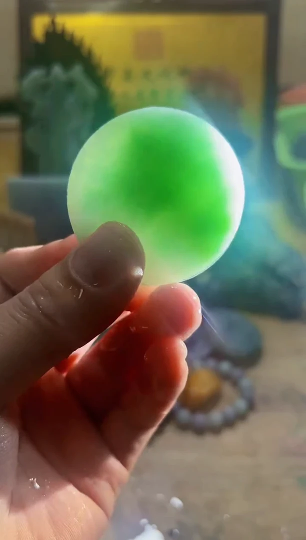 未镶嵌挂件翡翠A货常星6091