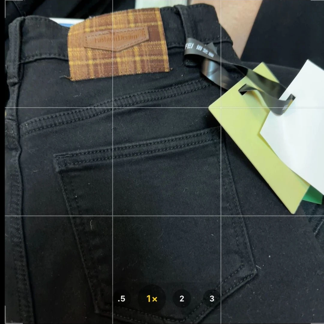 清货~ 香香35020   植绒显瘦版直筒裤牛仔裤女