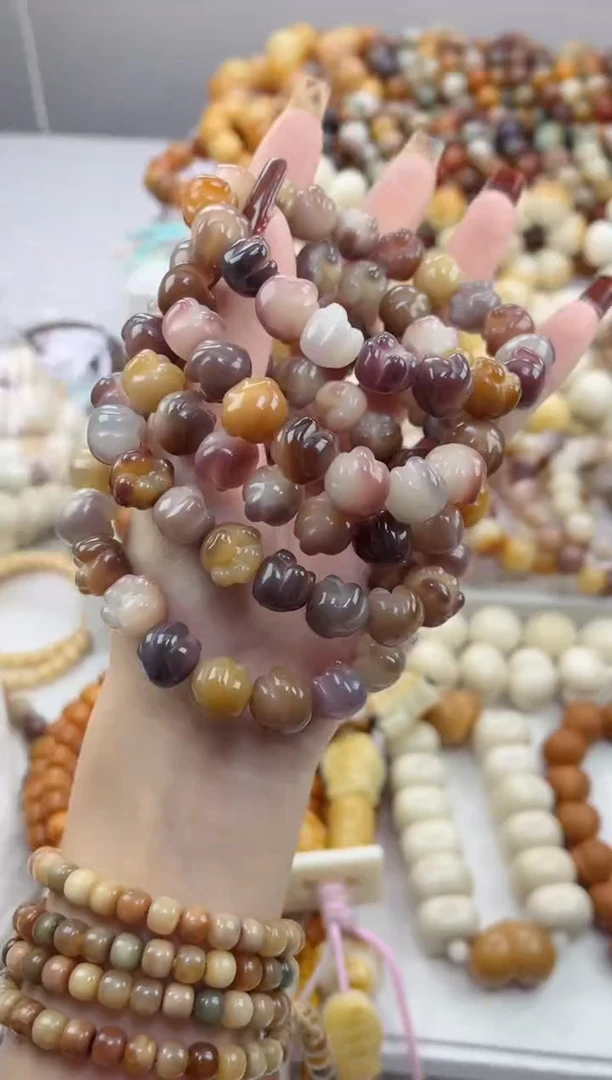 手串菩提根/象牙果k63紫美人玉化猫爪11*12mm手串