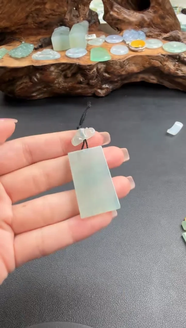 吊坠(不含链)未镶嵌翡翠翡翠饰品-13