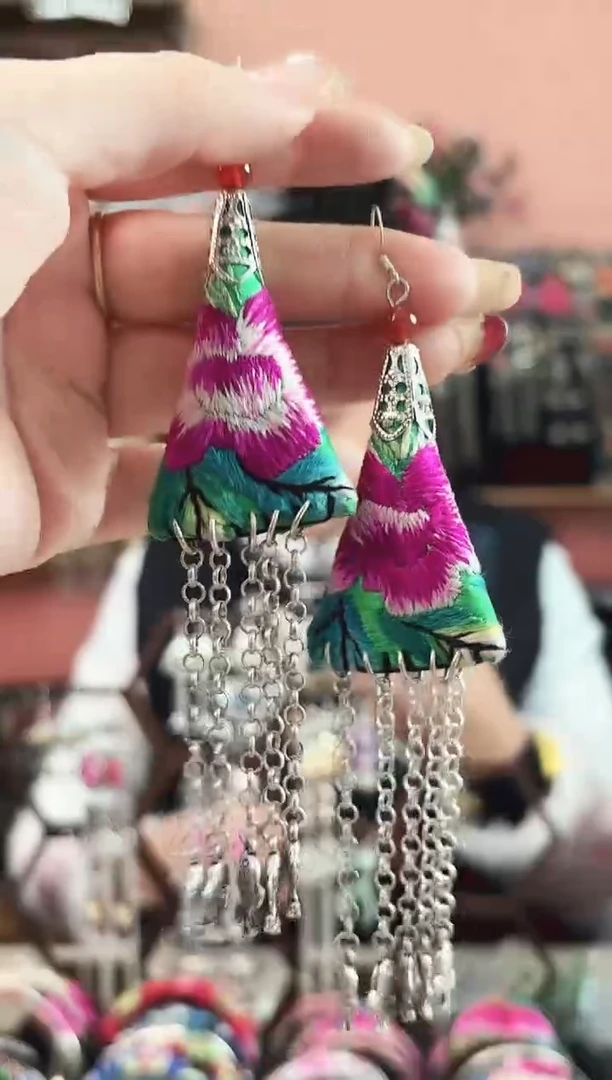 艺枝独绣手工饰品110