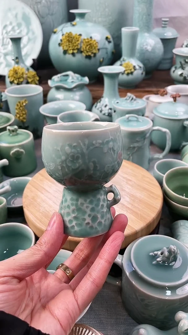 【闪购商品】特价 微瑕 慧仙青瓷