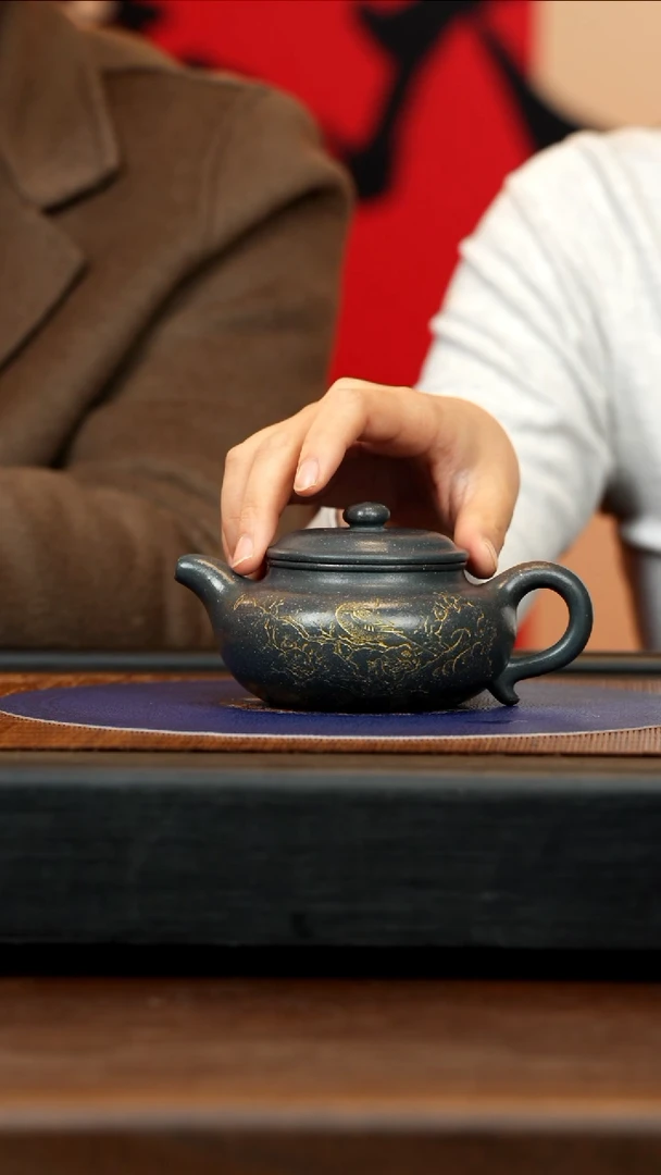 【闪购商品】紫砂茶壶CLQ 绿泥 仿古