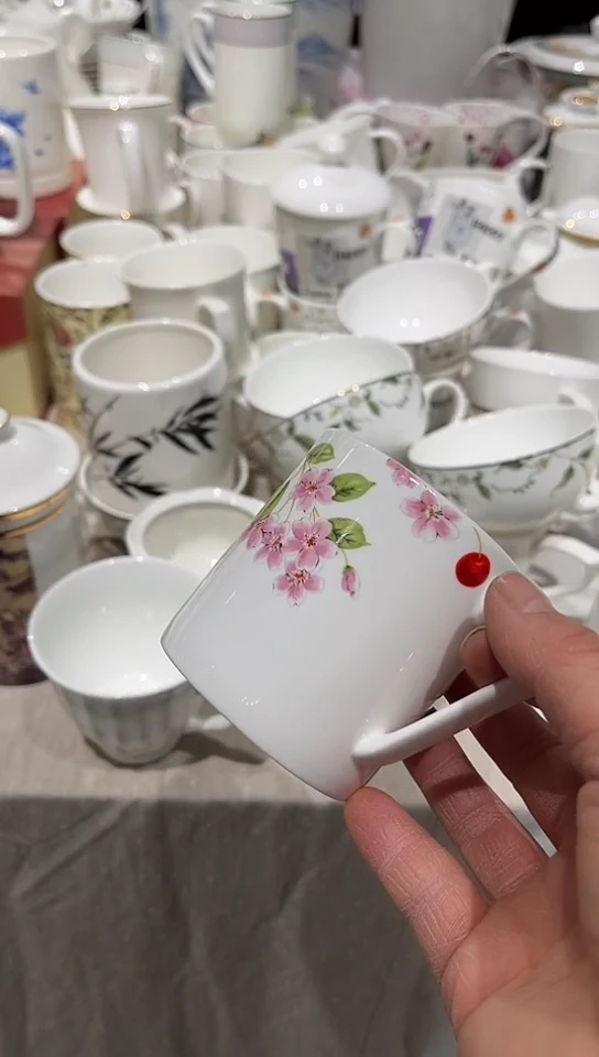 骨瓷杯子1个隆达骨瓷