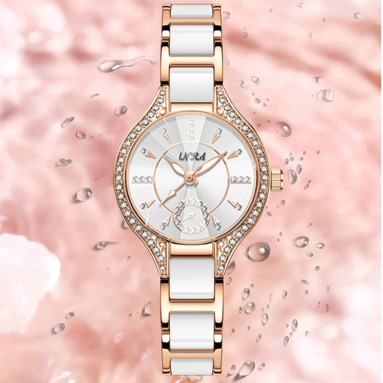 女神必备·新款白色小香风时尚女神腕表-5881