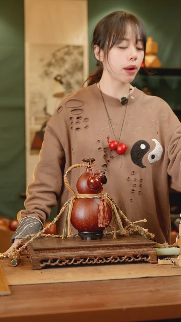 300号精品天然大漆酒葫芦一物一拍~