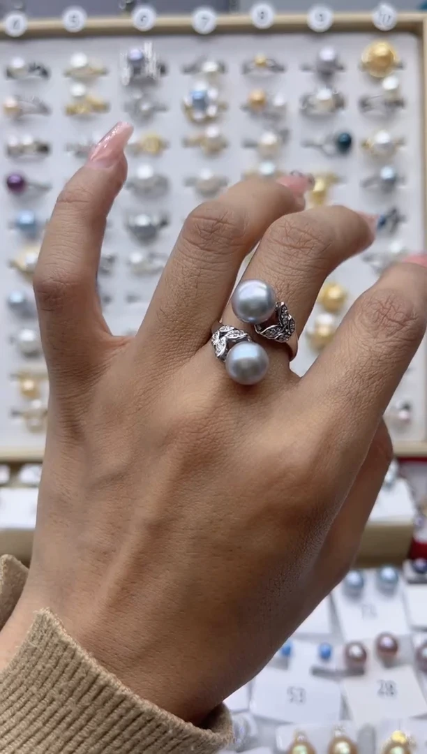 【闪购商品】淡水珍珠戒指合金21