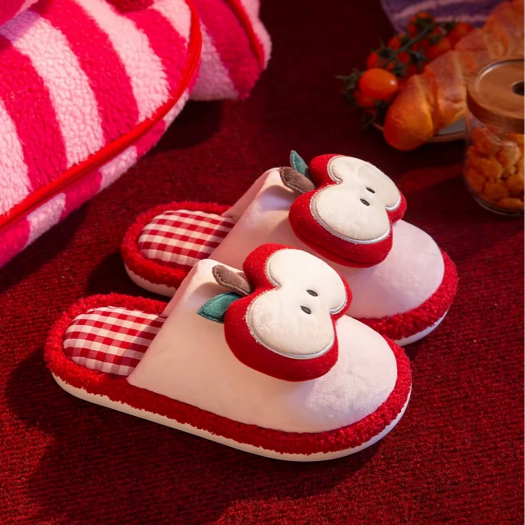 梦诗之家苹果女地板拖