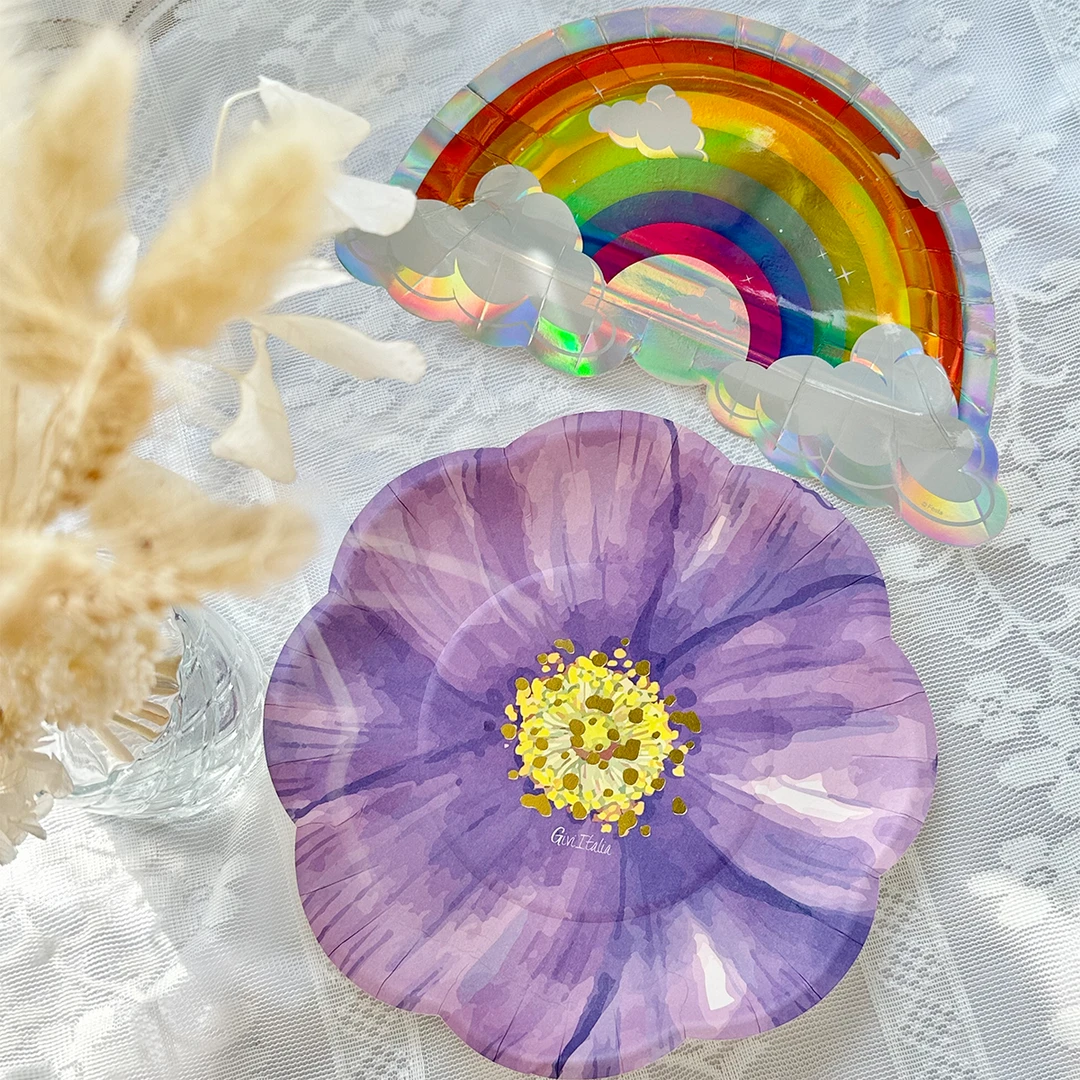 儿童节一次性安全纸盘家用露营生日可爱盘碟餐盘创意可爱动画老虎