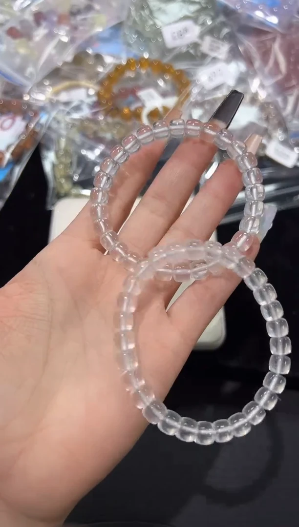 水晶手串未镶嵌18a多样性发其一【1条】默认微瑕