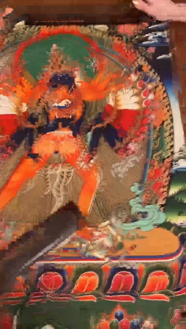 装裱画精美唐卡tk16319