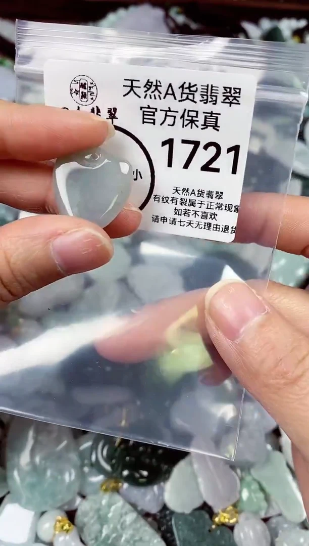 【闪购商品】翡翠颈饰未镶嵌天然A货翡翠1721