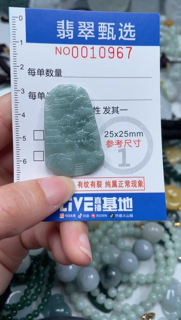 颈饰未镶嵌翡翠10967