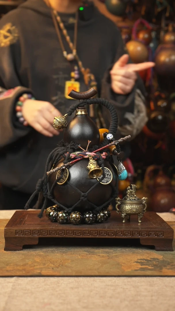 【闪购商品】154大漆葫芦一物一拍记葫堂出品