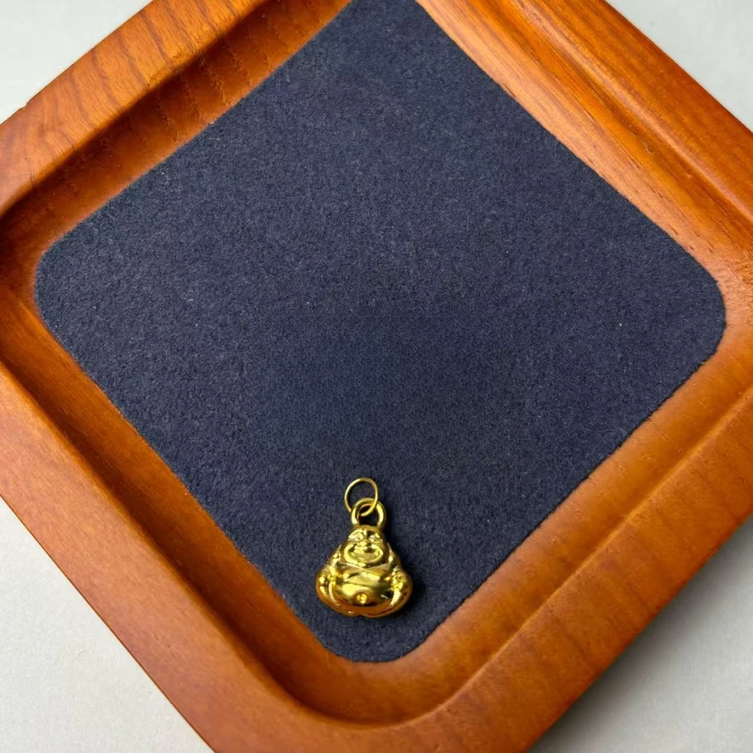 足金999佛公弥勒佛大肚佛造型精美WH1176  配件