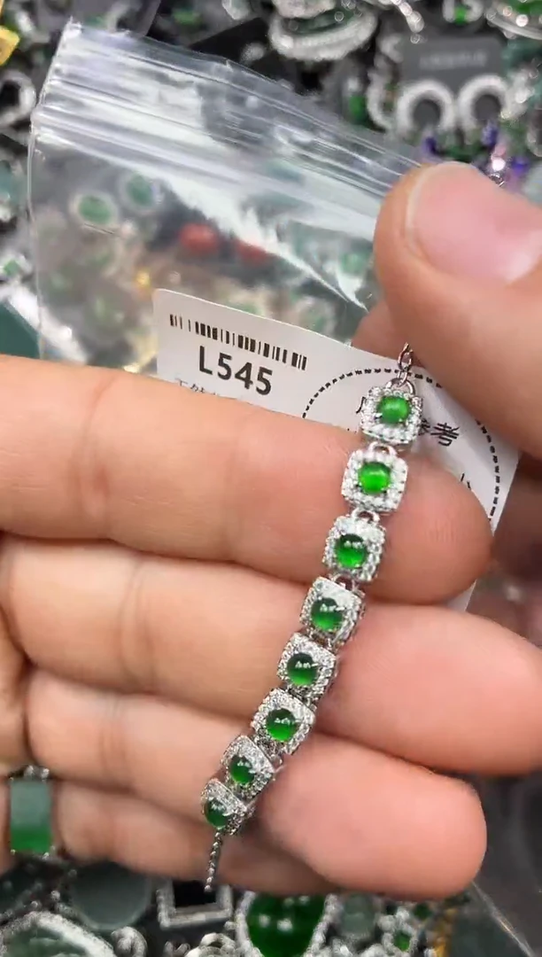 颈饰未镶嵌翡翠L545手链